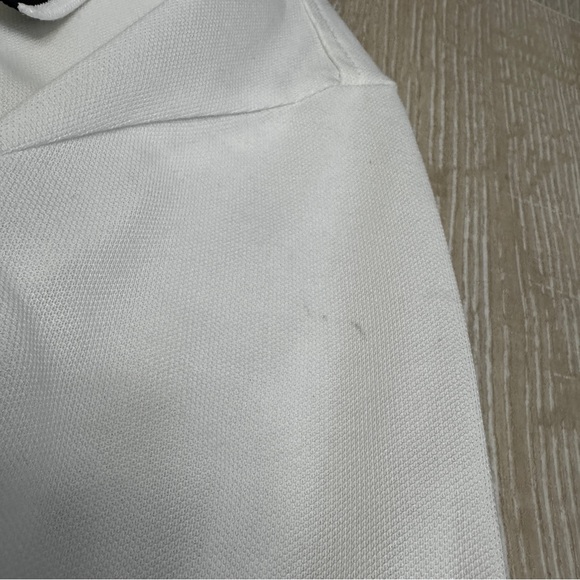 Polo Ralph Lauren Golf Tailored Fit L-S White w large Navy Blue Polo Size L - Picture 7 of 9
